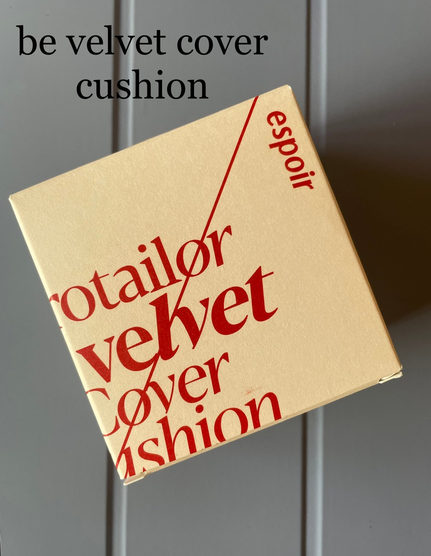 プロテーラービーベルベットカバークッション/espoir/クッションファンデーションを使ったクチコミ(1枚目)