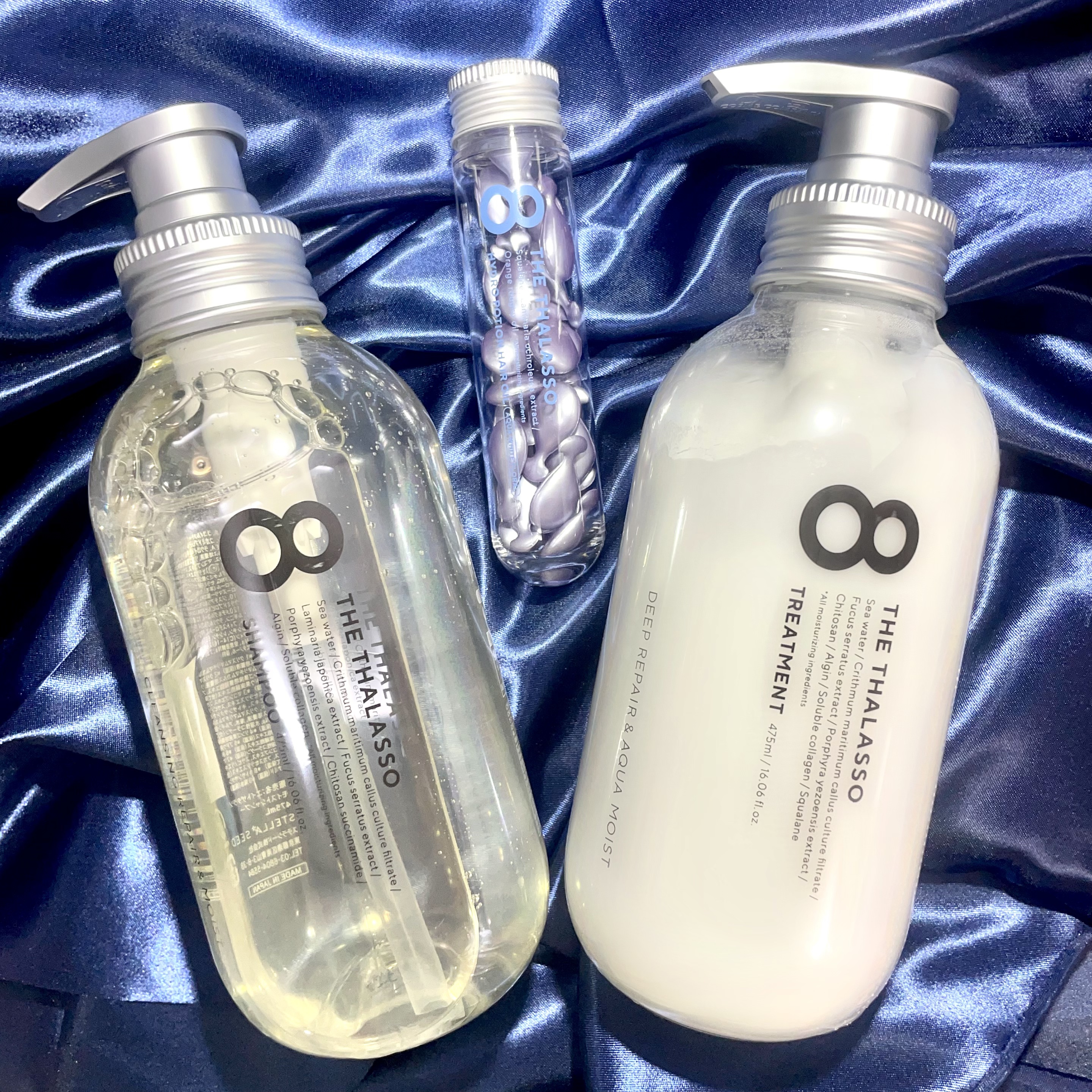 ハイドロポーション 美容液ヘアオイル（アクアホワイトフローラルの香り）/エイトザタラソ/ヘアオイルを使ったクチコミ（1枚目）