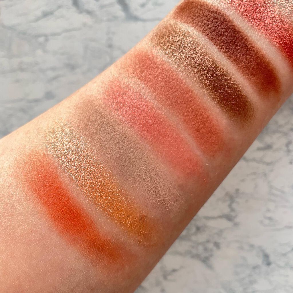 nubian 3 coral/Juvia's Place/アイシャドウパレットを使ったクチコミ(7枚目)