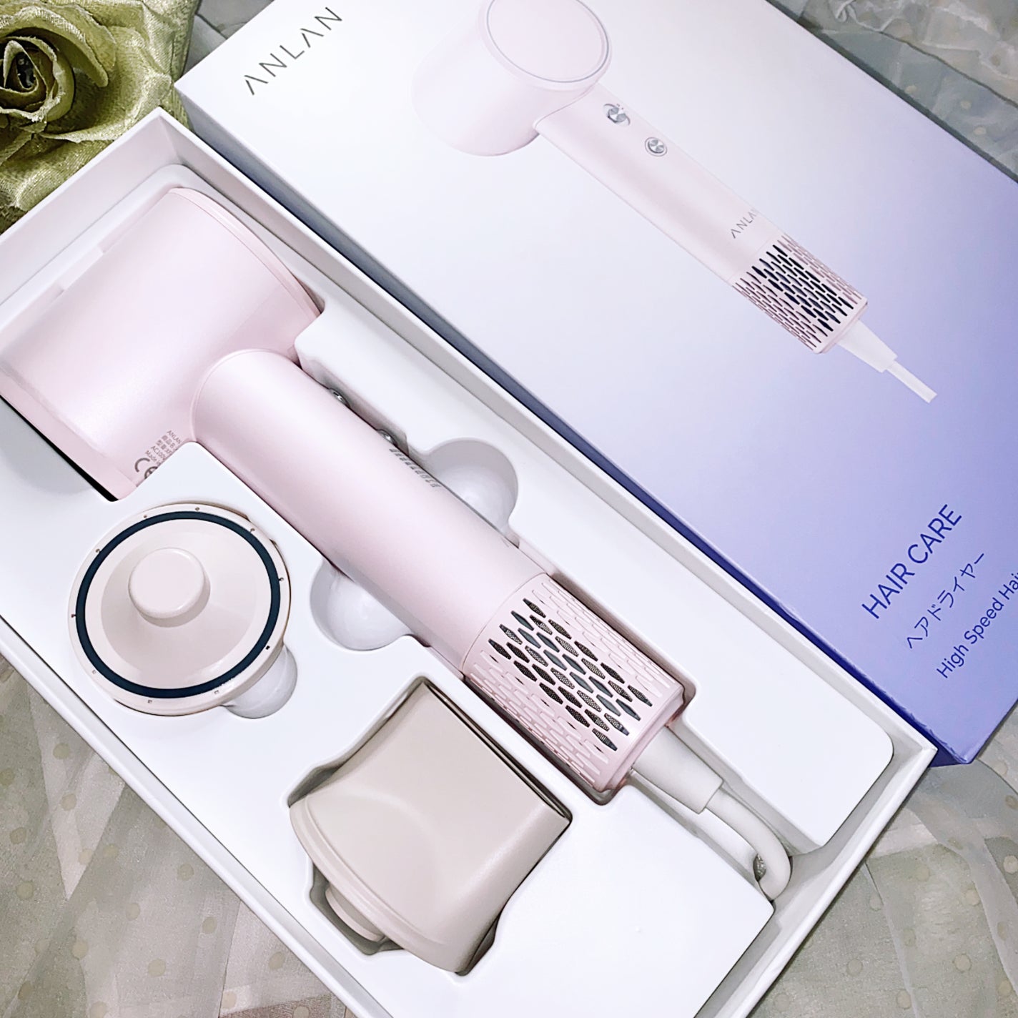 ダブルケアドライヤー/ANLAN/ドライヤーを使ったクチコミ(6枚目)