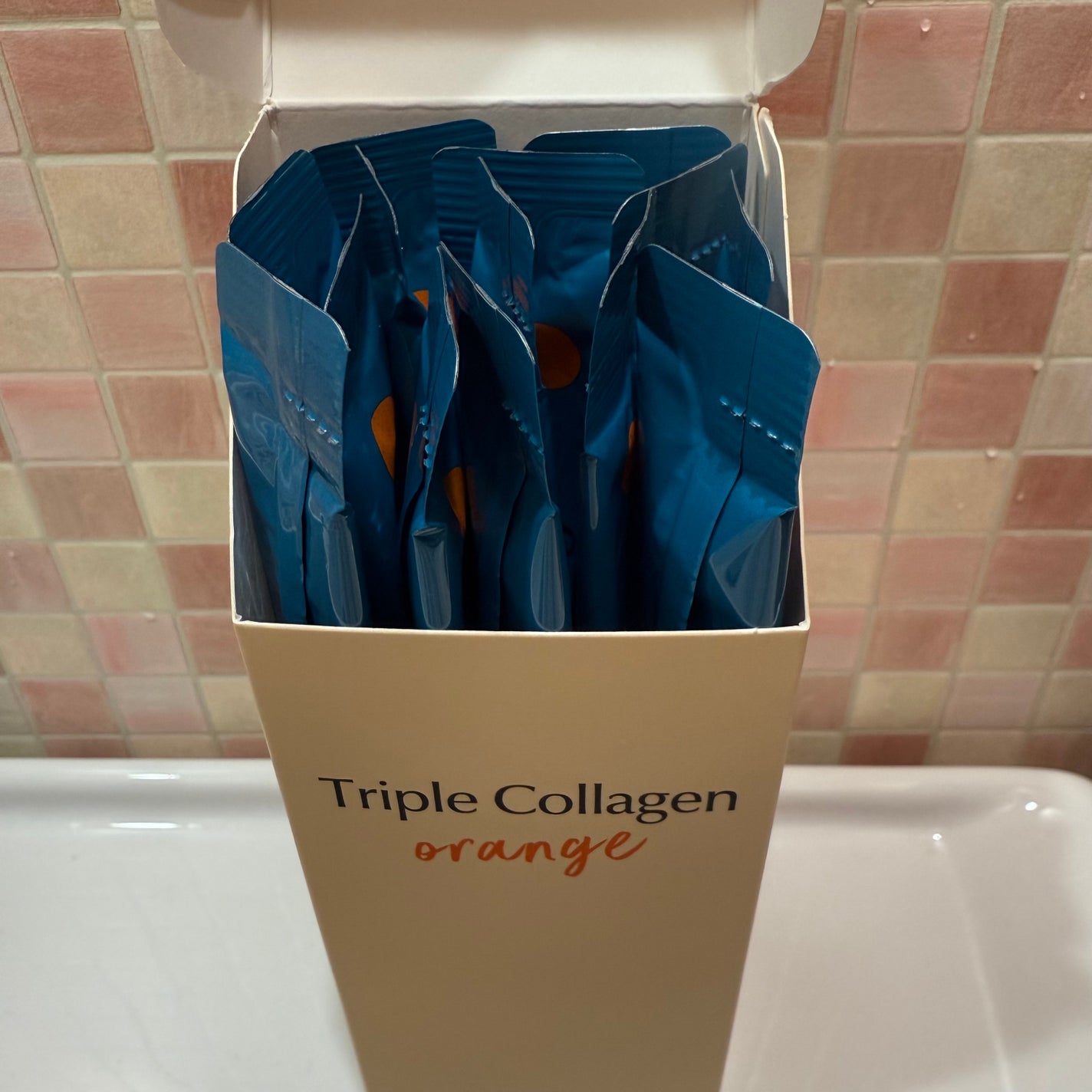 トリプルコラーゲン オレンジ/Ownist/美容サプリメントを使ったクチコミ(2枚目)