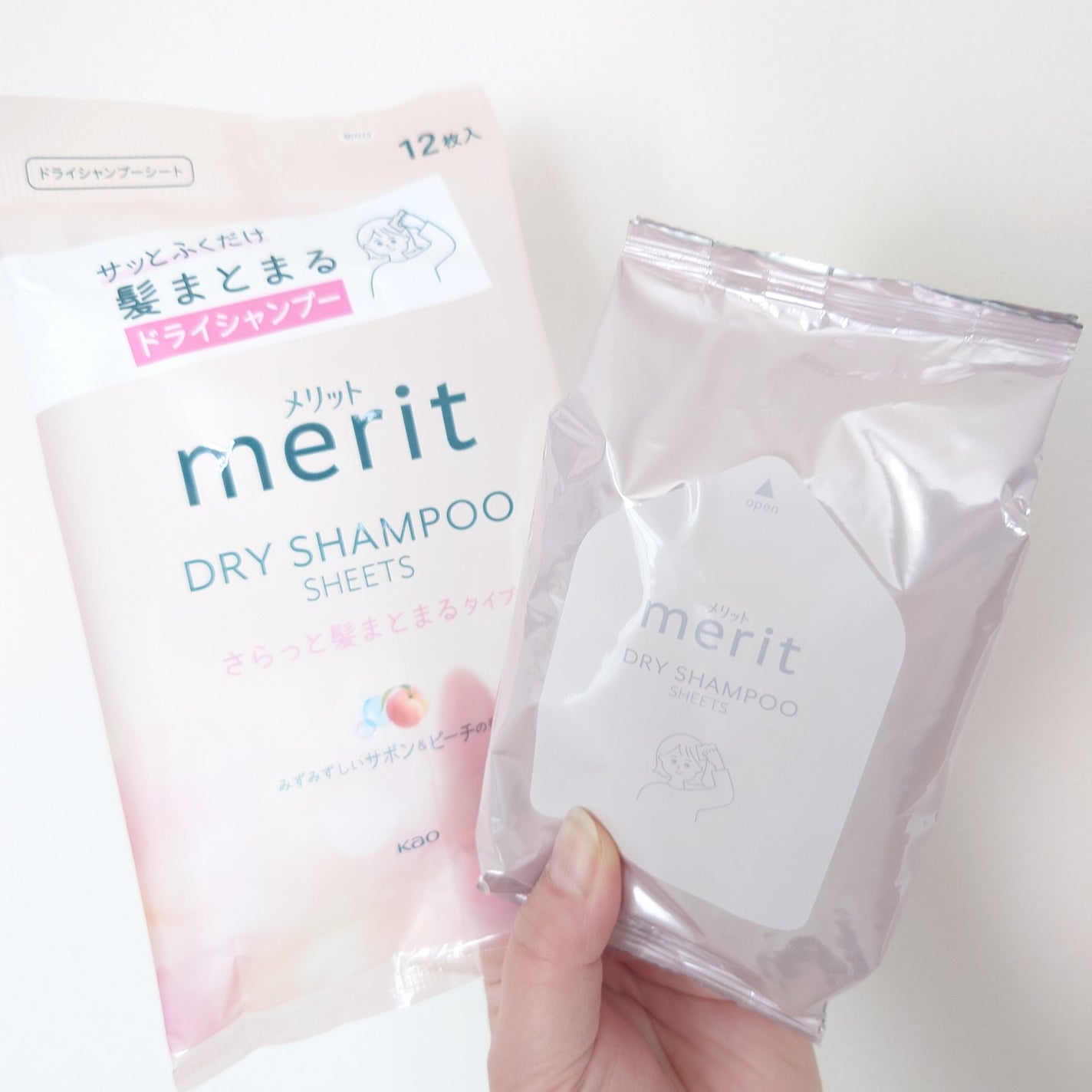 メリット ドライシャンプーシート すっきり爽快タイプ/メリット/ドライシャンプーを使ったクチコミ(6枚目)