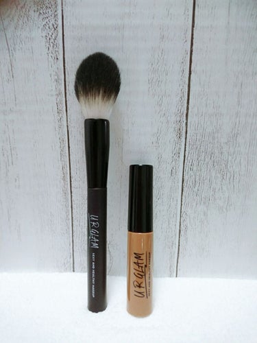 UR GLAM　FACE BRUSH/U R GLAM/メイクブラシを使ったクチコミ（1枚目）