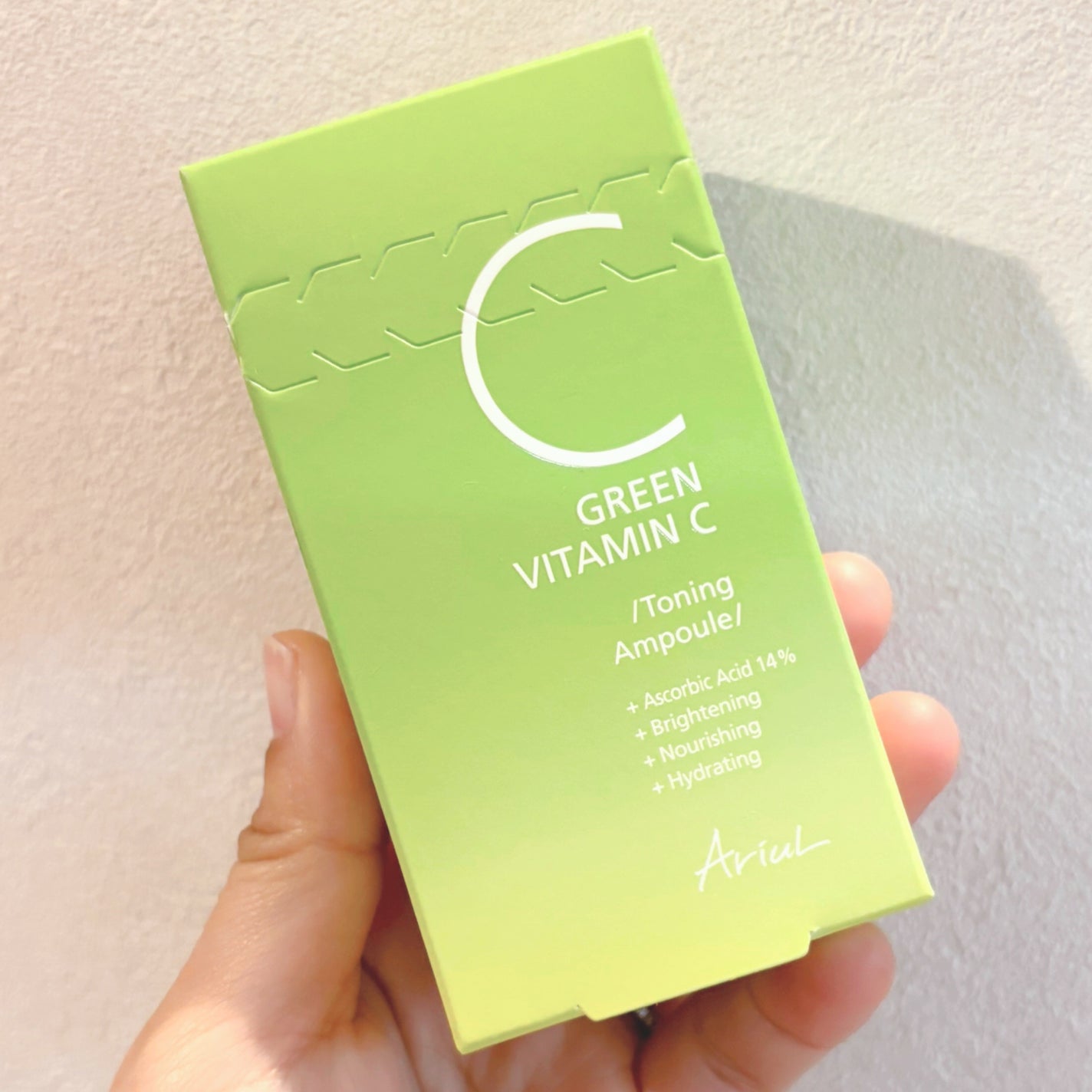 アリウル グリーンビタミンC トーニングセラム(アンプル)/Ariul/美容液を使ったクチコミ(4枚目)