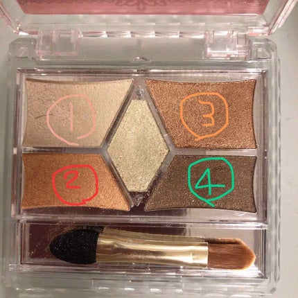 【旧品】パーフェクトスタイリストアイズ/キャンメイク/アイシャドウパレットを使ったクチコミ(2枚目)