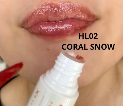 アンドバイロムアンド グラッシーボムティント/&nd by rom&nd/リップティントを使ったクチコミ(6枚目)