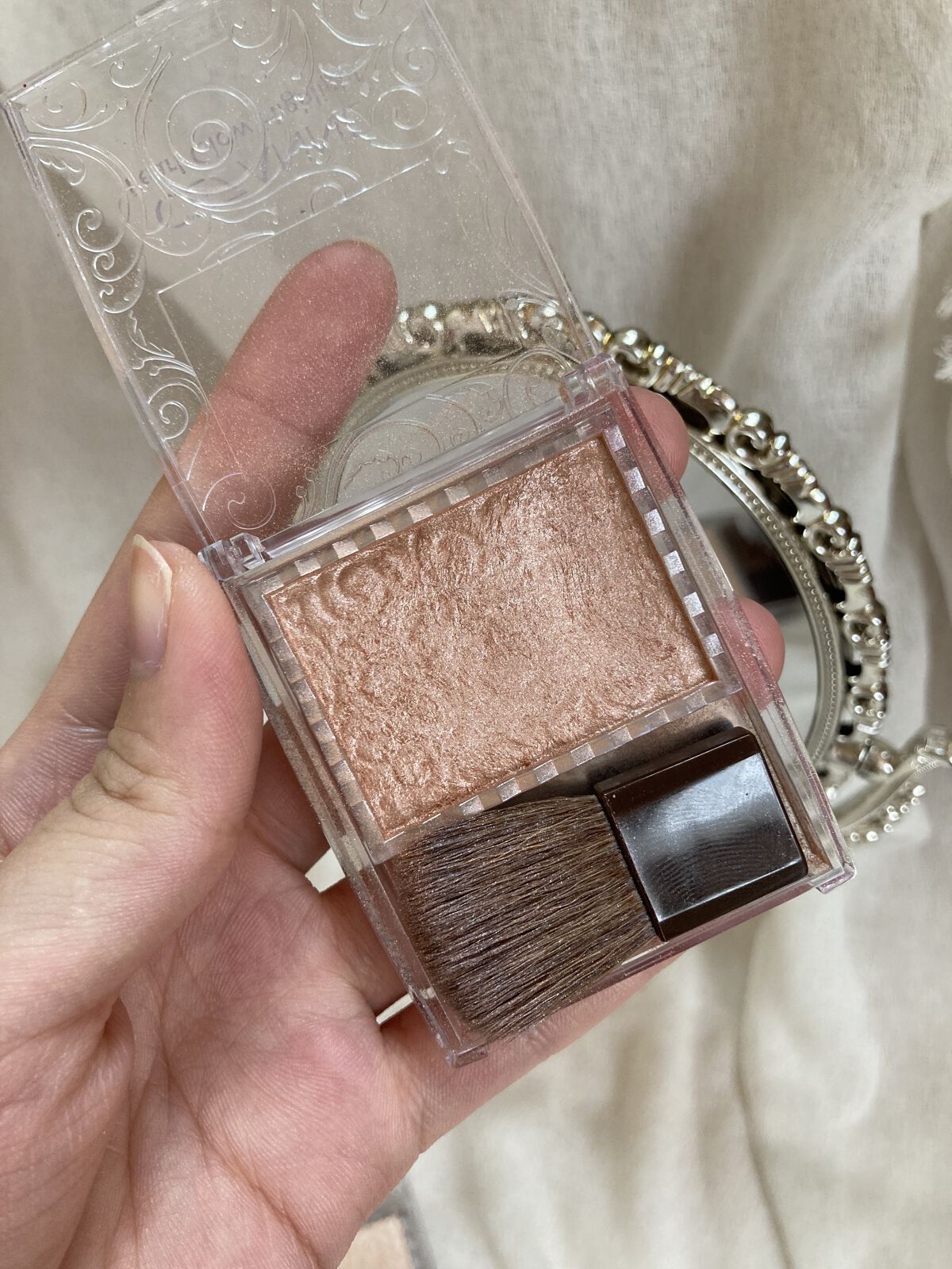 パールグロウハイライト/CEZANNE/パウダーハイライトを使ったクチコミ（3枚目）