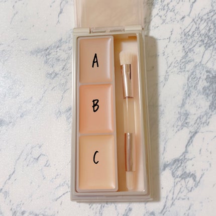 サイレントカバー コンシーラー/excel/パレットコンシーラーを使ったクチコミ(2枚目)