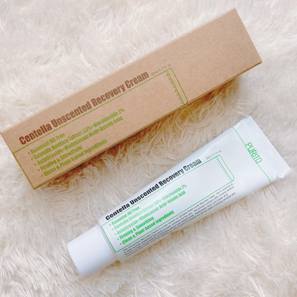 センテラアンセンティドリカバリークリーム/PURITO/フェイスクリームを使ったクチコミ（2枚目）