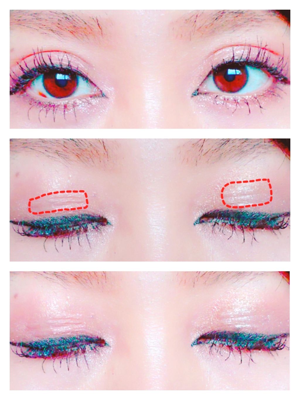 パワーアイリッドフィックス/Decorative Eyes/二重まぶた用アイテムを使ったクチコミ(3枚目)