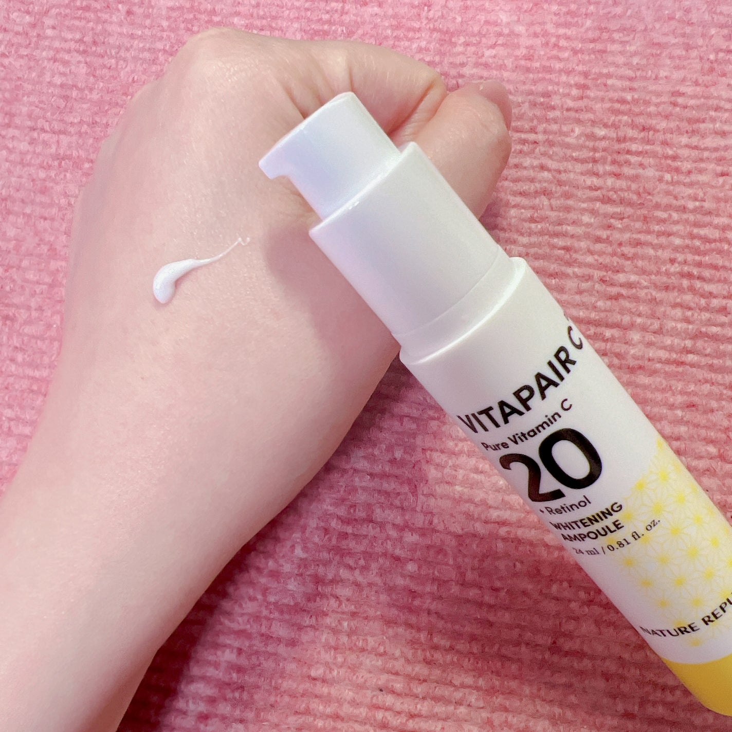 ビタペアC ビタレチ美容液/ネイチャーリパブリック/美容液を使ったクチコミ(2枚目)