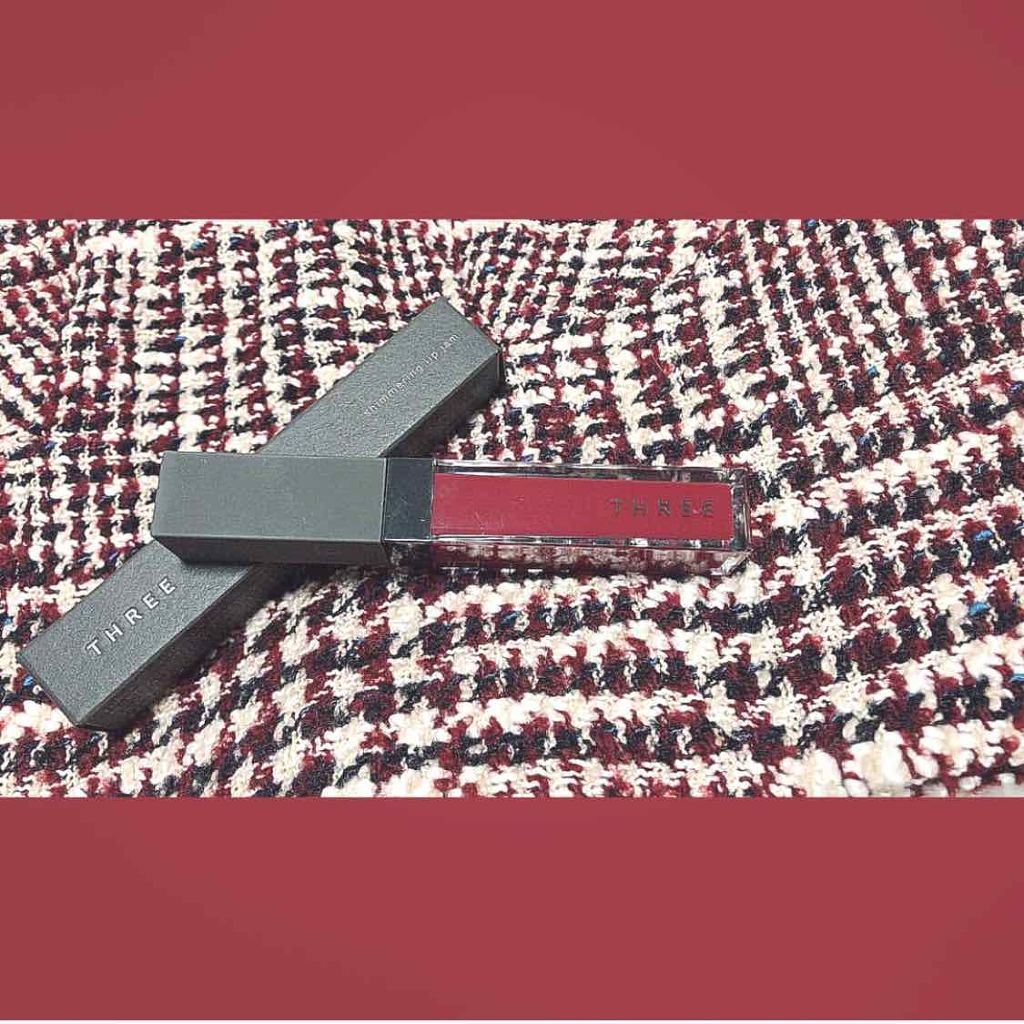 シマリング リップジャム 11 CRANBERRY CRUNCH/THREE/リップグロスを使ったクチコミ（1枚目）