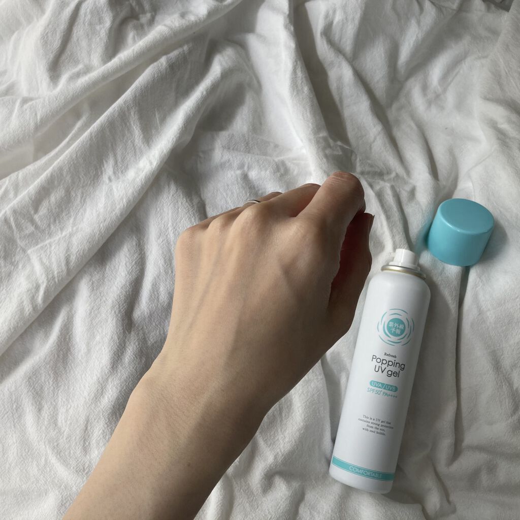 爽やかなUV泡ジェル /紫外線予報/日焼け止めジェルを使ったクチコミ（3枚目）