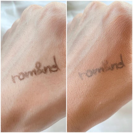 ブルームインカバーフィットクッション/rom&nd/クッションファンデーションを使ったクチコミ(4枚目)