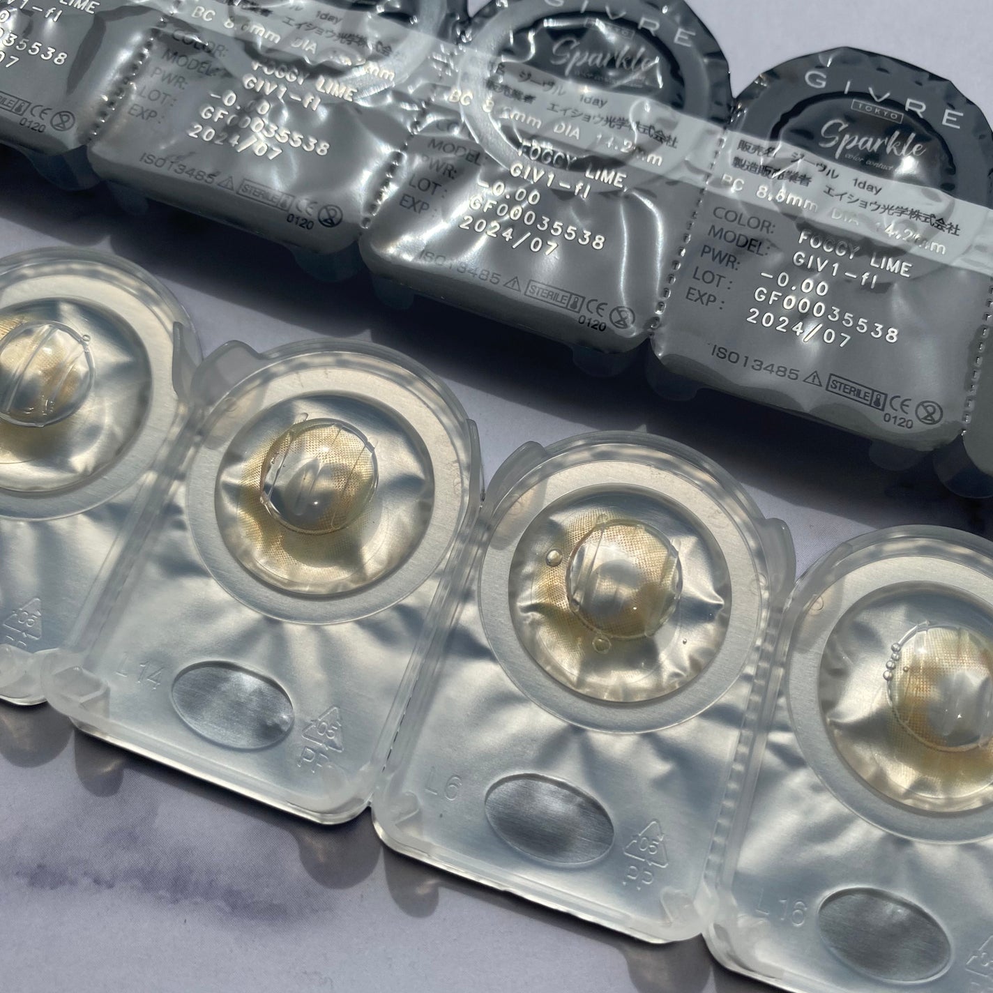 ジーヴル トーキョー スパークル/GIVRE TOKYO/カラーコンタクトレンズを使ったクチコミ(2枚目)