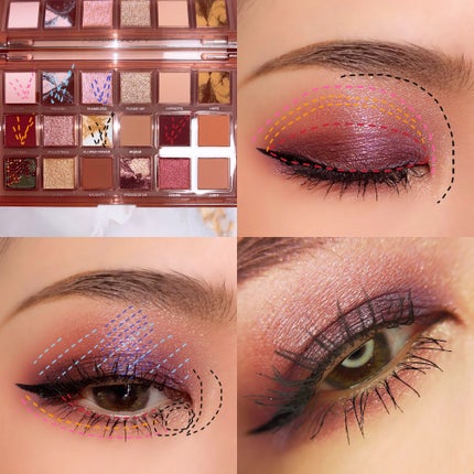 NAUGHTY NUDE/Huda Beauty/アイシャドウパレットを使ったクチコミ(4枚目)