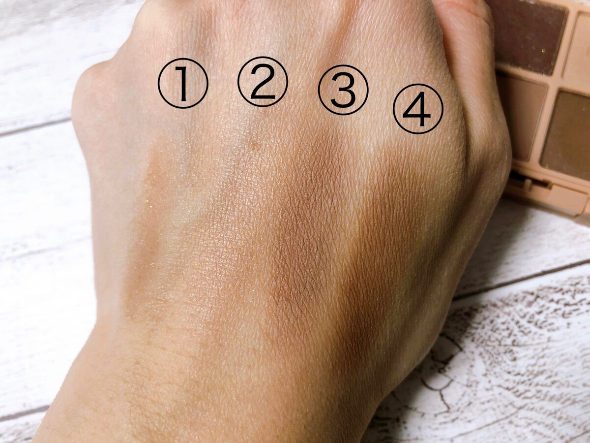 テイスティングライフアイシャドウパレット PB01/INTO U/アイシャドウパレットを使ったクチコミ（3枚目）