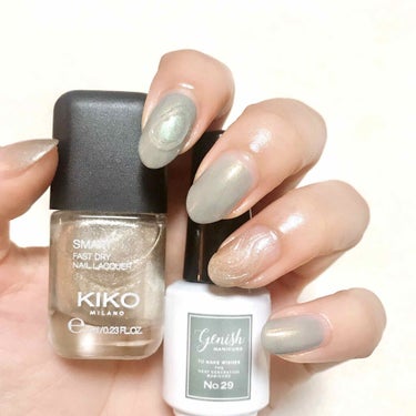 SMART FAST DRY NAIL LAQUER/KIKO/マニキュアを使ったクチコミ（1枚目）