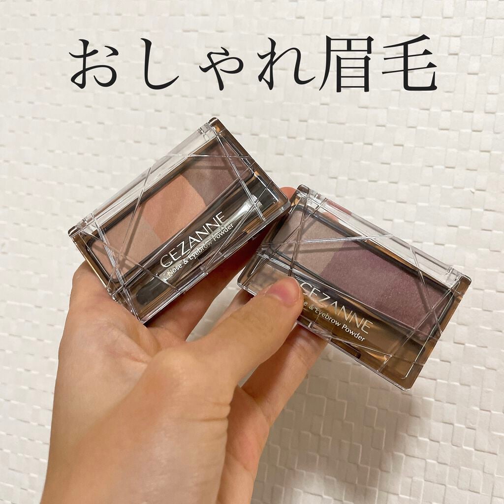 ノーズ&アイブロウパウダー/CEZANNE/パウダーアイブロウを使ったクチコミ(1枚目)