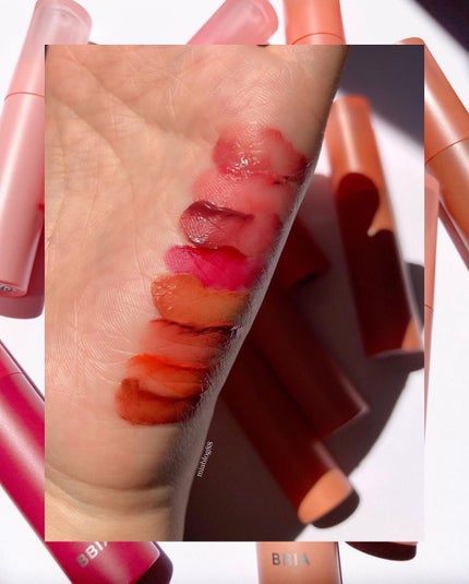 SHEER VELVET TINT/BBIA/口紅を使ったクチコミ(7枚目)