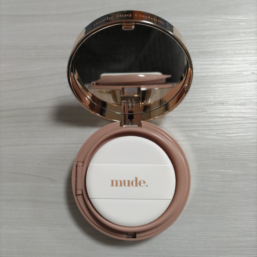 ハグクッション/mude./クッションファンデーションを使ったクチコミ（3枚目）