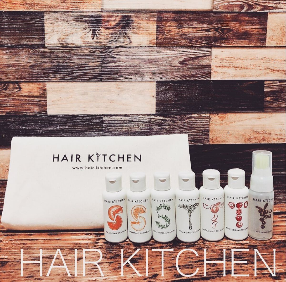 hairkitchen ホームケア ミニボトルセット/HAIR KITCHEN/サロンシャンプーを使ったクチコミ（1枚目）