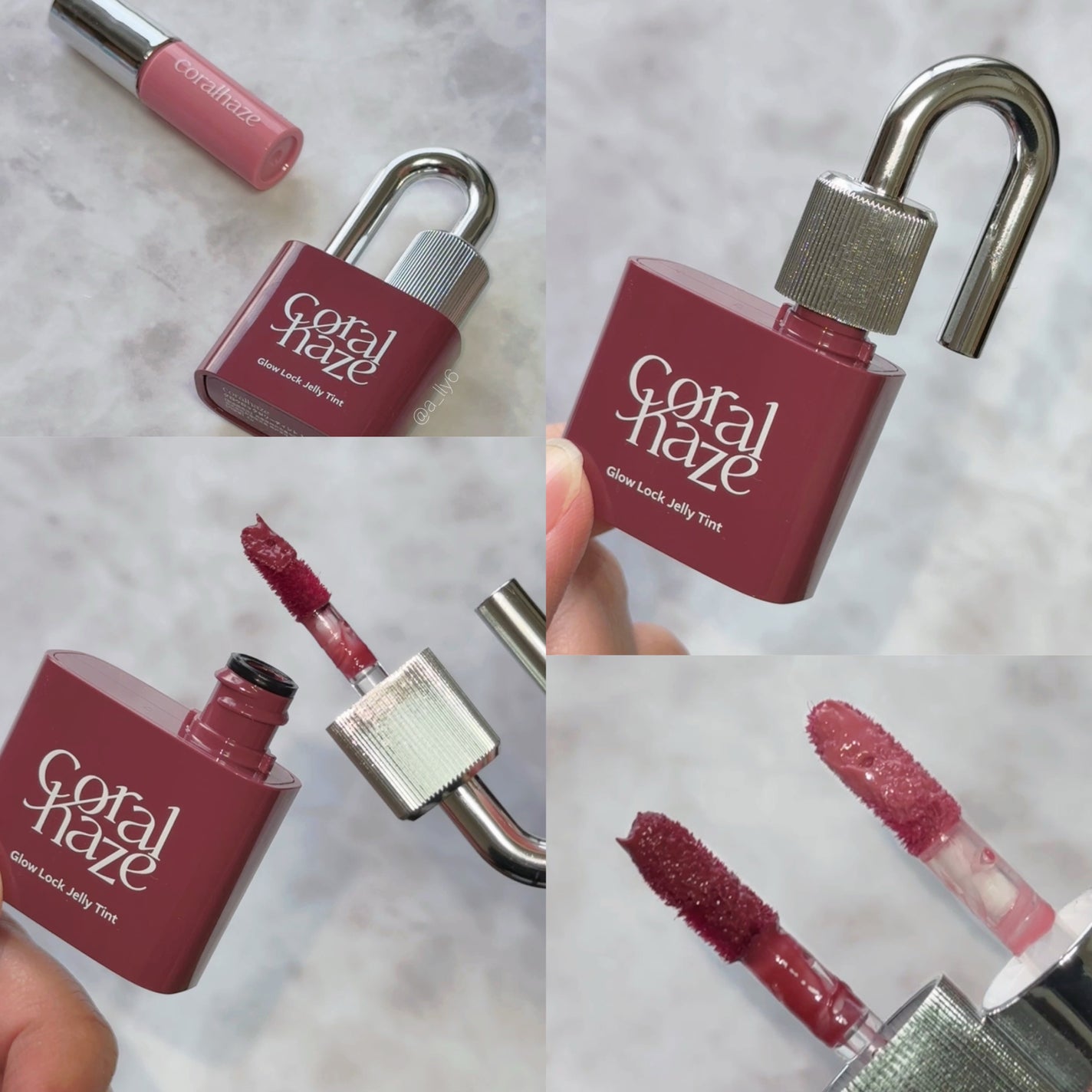 グロウロックゼリーティント/Coralhaze/リップティントを使ったクチコミ(5枚目)