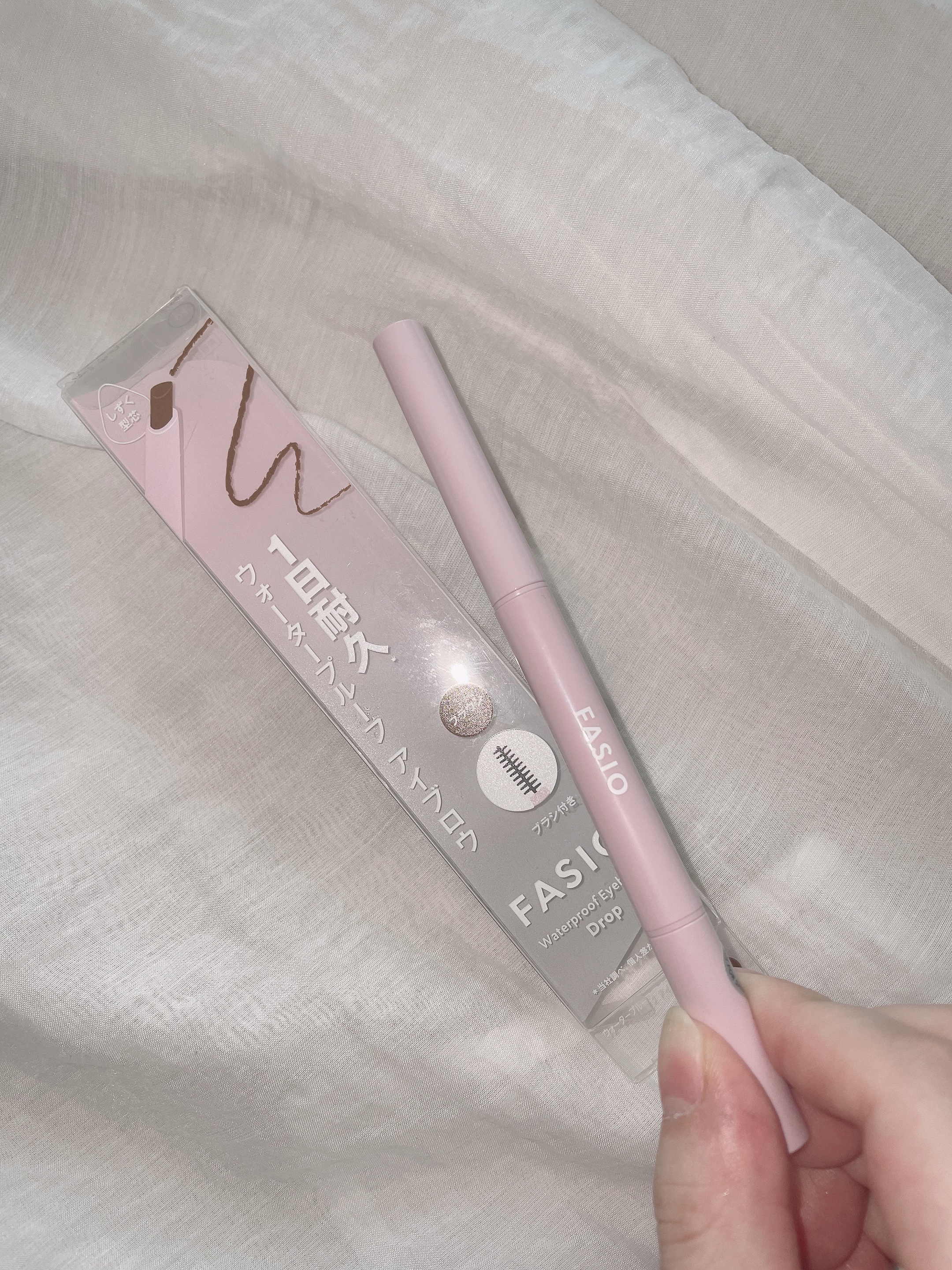 ウォータープルーフ アイブロウ （しずく型芯）/FASIO/アイブロウペンシルを使ったクチコミ（2枚目）