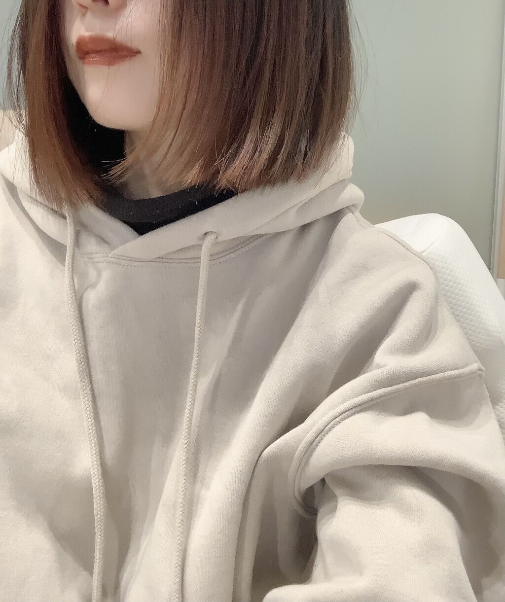 オーガニック認証 精油カラーリップスティック アーバンブラウン(限定)/THE PUBLIC ORGANIC/口紅を使ったクチコミ（3枚目）