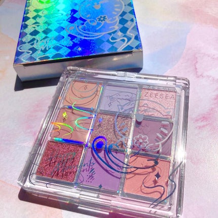 クォーツ 9色アイシャドウパレット(ドリームランドアイシャドウ)/ZEESEA/アイシャドウパレットを使ったクチコミ(6枚目)