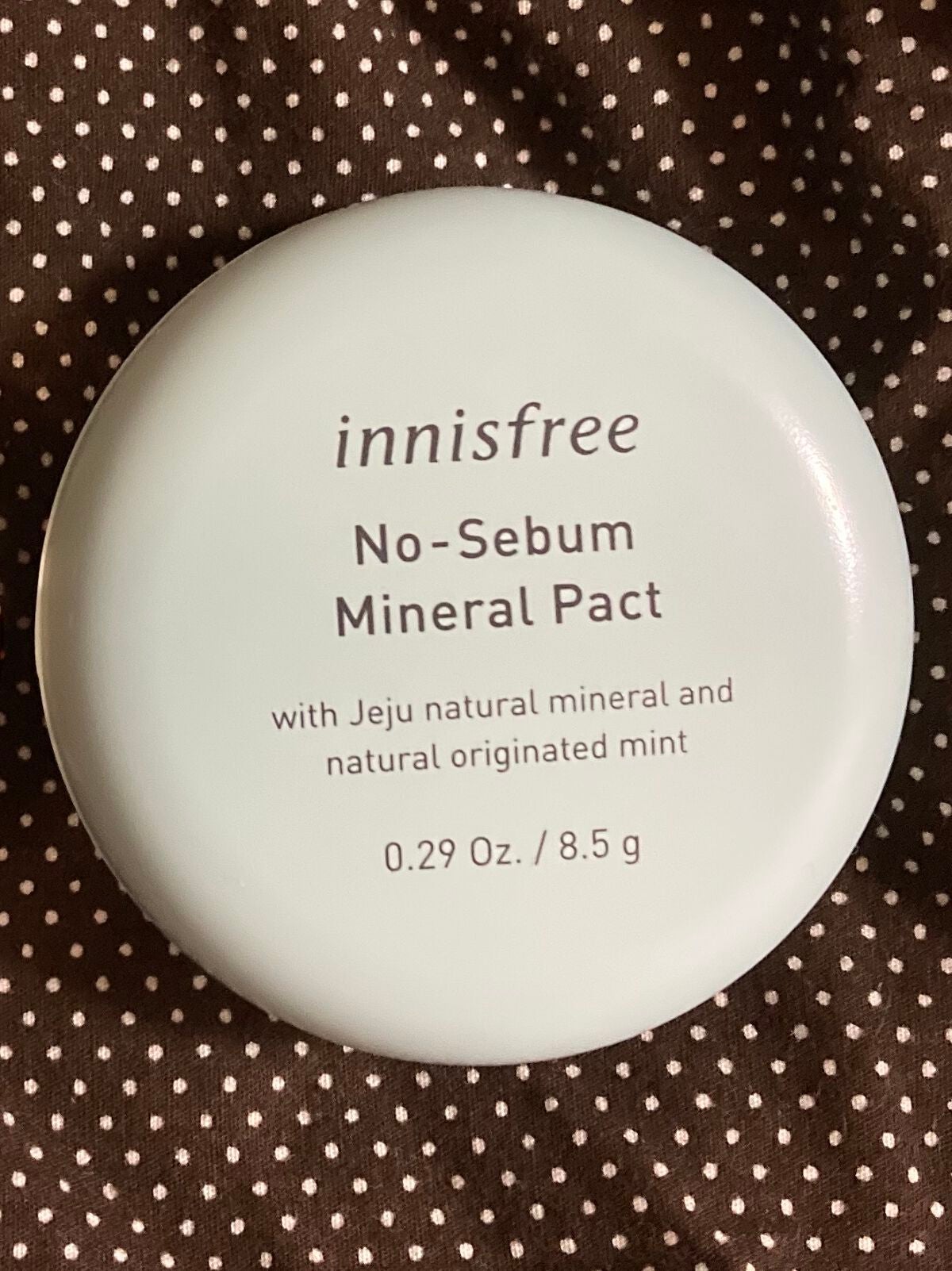 ノーセバム ミネラルパクト S/innisfree/プレストパウダーを使ったクチコミ(1枚目)