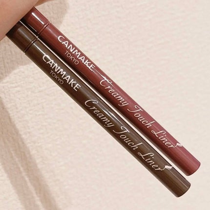 クリーミータッチライナー/キャンメイク/ジェルアイライナーを使ったクチコミ(1枚目)