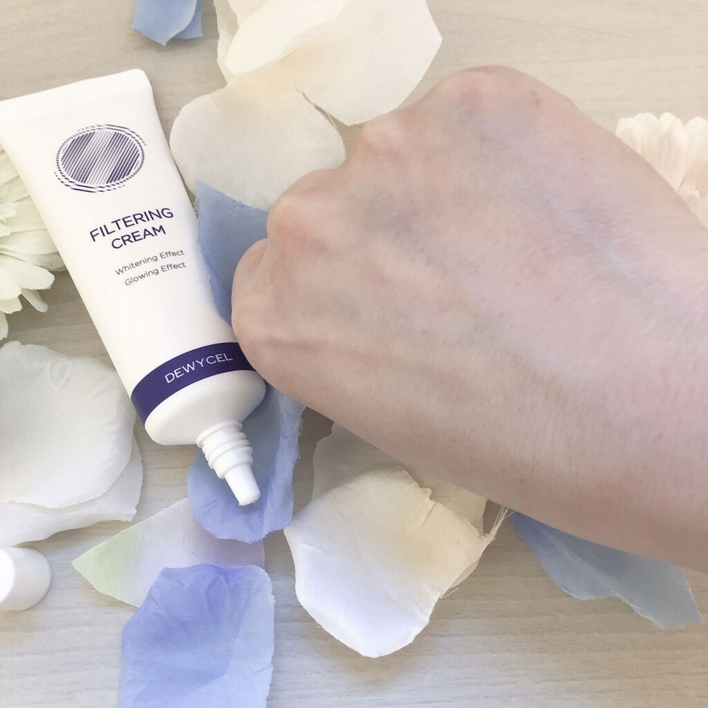 フィルタリングクリーム/DEWYCEL/日焼け止めクリームを使ったクチコミ（2枚目）