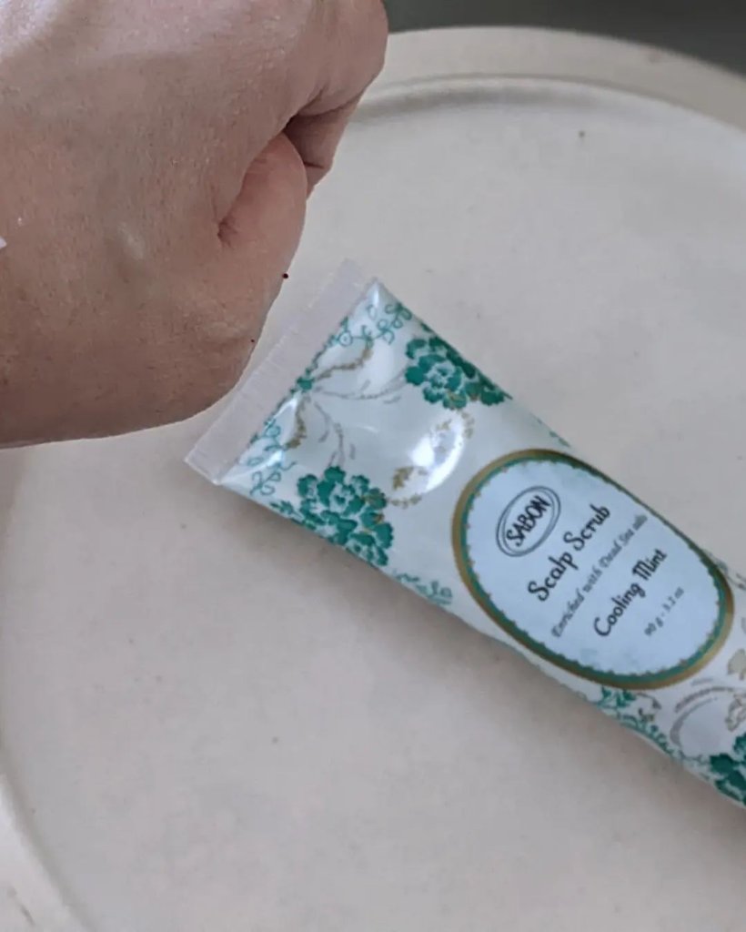 ヘッドスクラブ リフレッシング(ミント)/SABON/ヘッドスクラブを使ったクチコミ（3枚目）