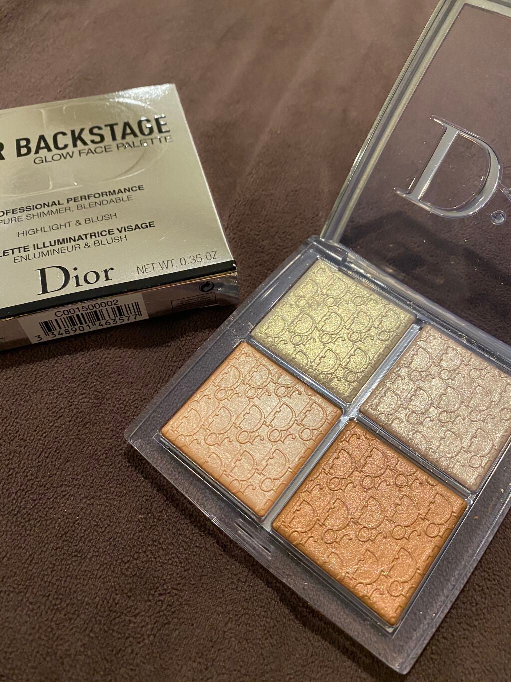 ディオール バックステージ フェイス グロウ パレット/Dior/ハイライトを使ったクチコミ(2枚目)