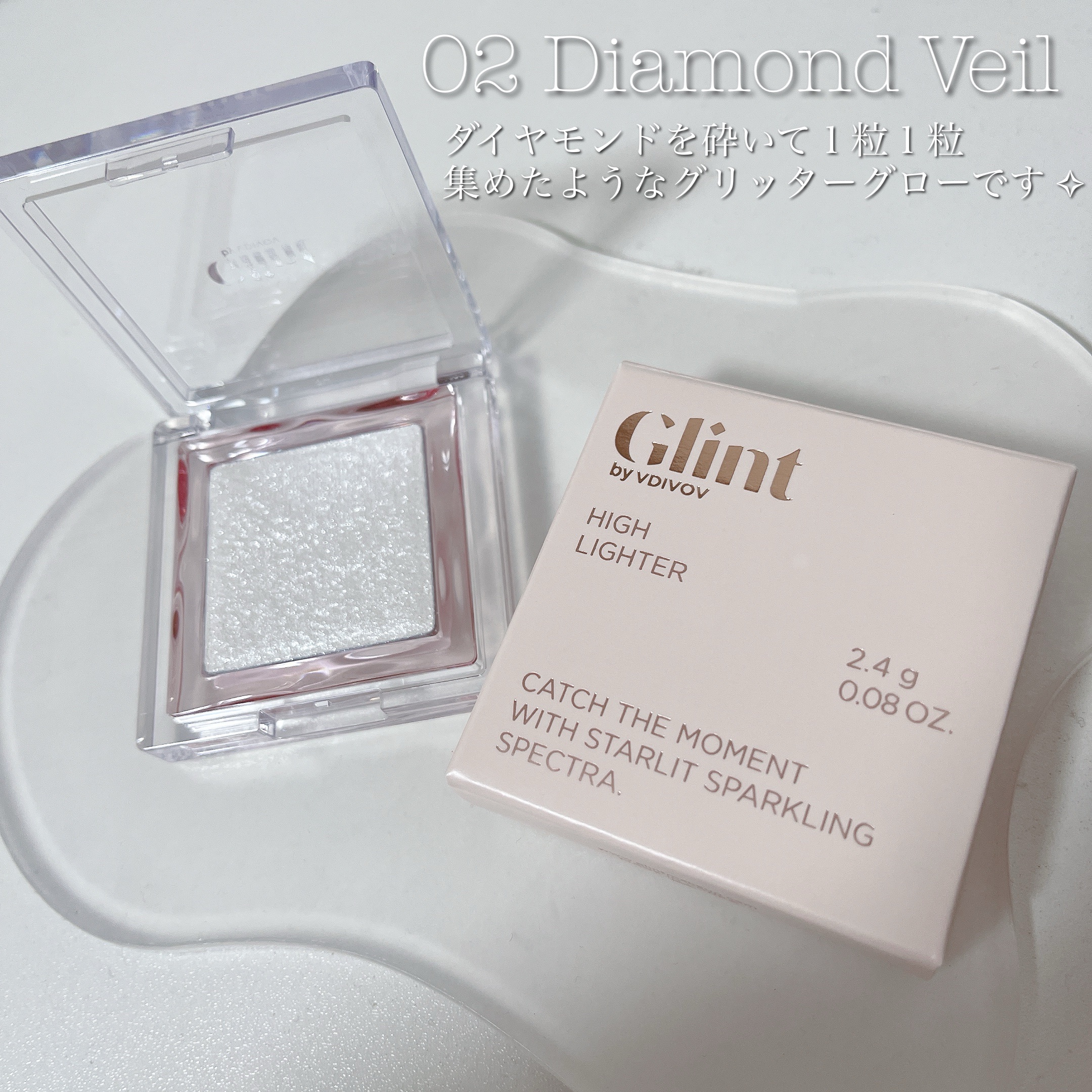 ハイライター/Glint/パウダーハイライトを使ったクチコミ（2枚目）