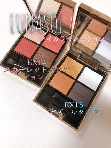 アイカラーレーション/LUNASOL/アイシャドウパレットを使ったクチコミ(1枚目)