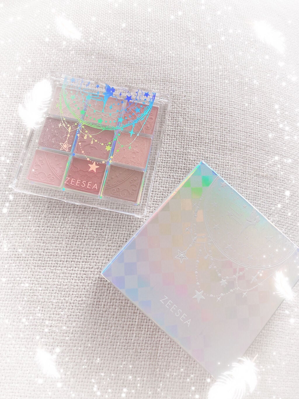 クォーツ 9色アイシャドウパレット(ドリームランドアイシャドウ)/ZEESEA/アイシャドウパレットを使ったクチコミ(2枚目)