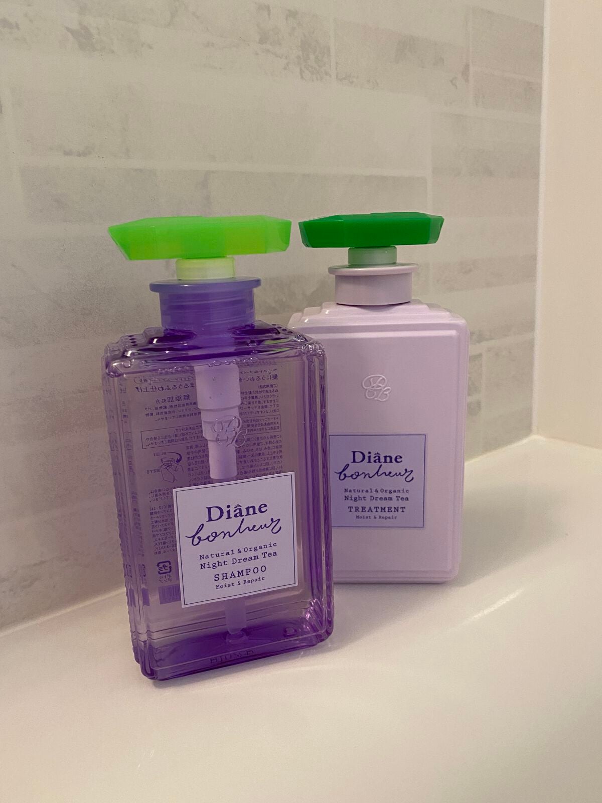 ダイアンボヌール モイスト&リペア シャンプー/トリートメント ナイトドリームティーの香り/ダイアン/市販シャンプーを使ったクチコミ(1枚目)