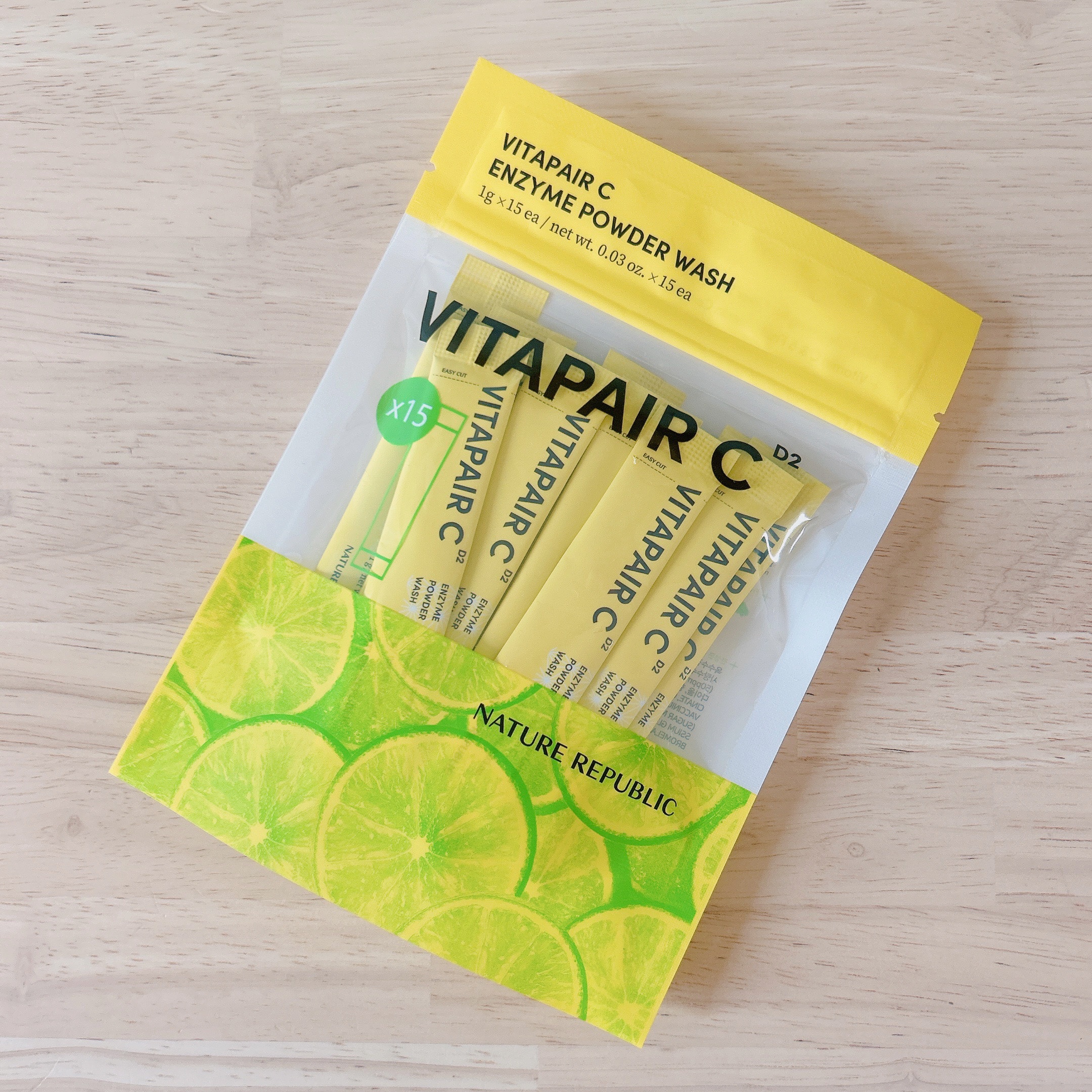 ビタペアC酵素洗顔パウダー/ネイチャーリパブリック/洗顔パウダーを使ったクチコミ（1枚目）