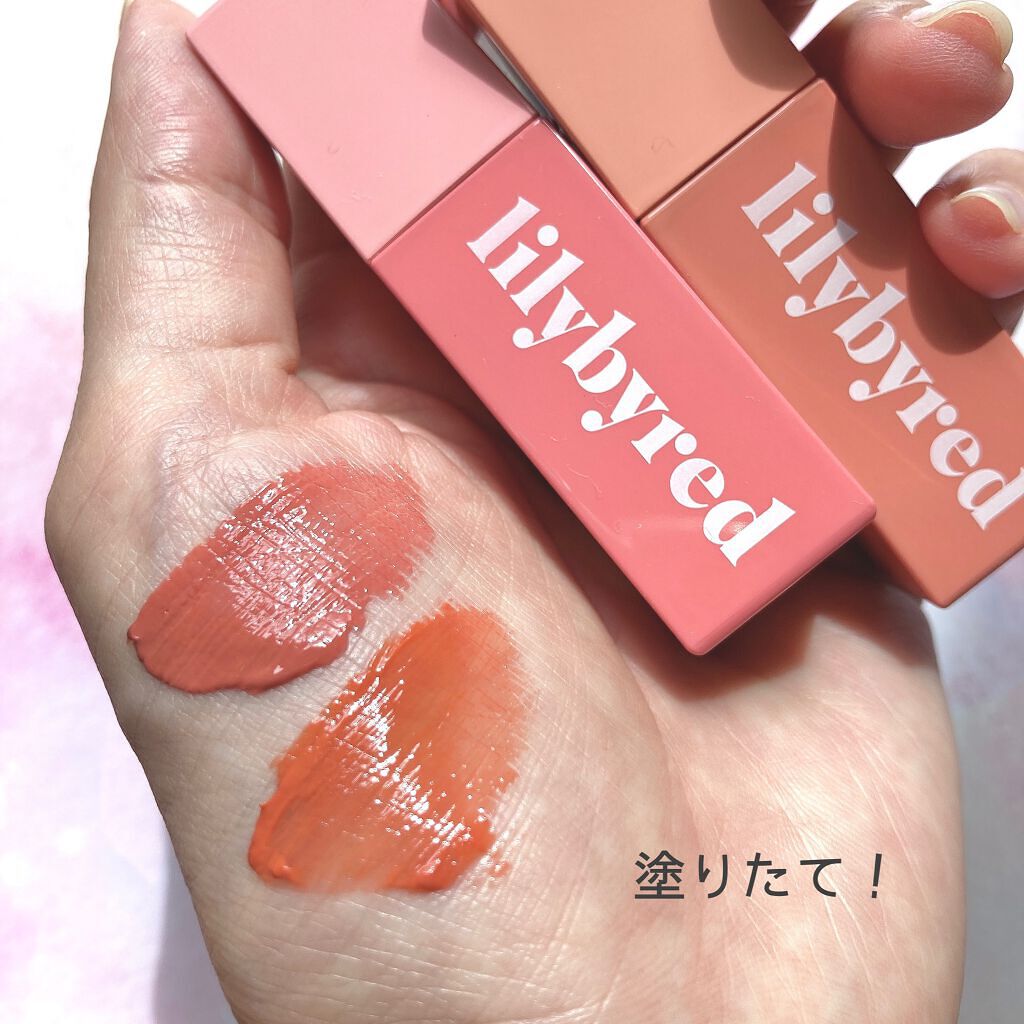ブラッディライアー コーティングティント/lilybyred/リップティントを使ったクチコミ(3枚目)