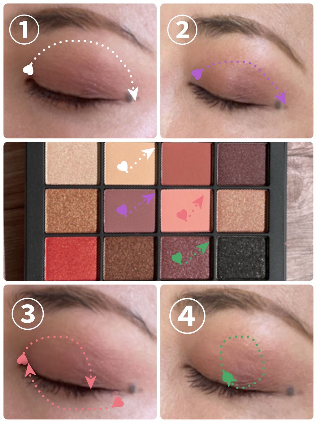 エクストリームエフェクト アイシャドーパレット/NARS/アイシャドウパレットを使ったクチコミ（3枚目）