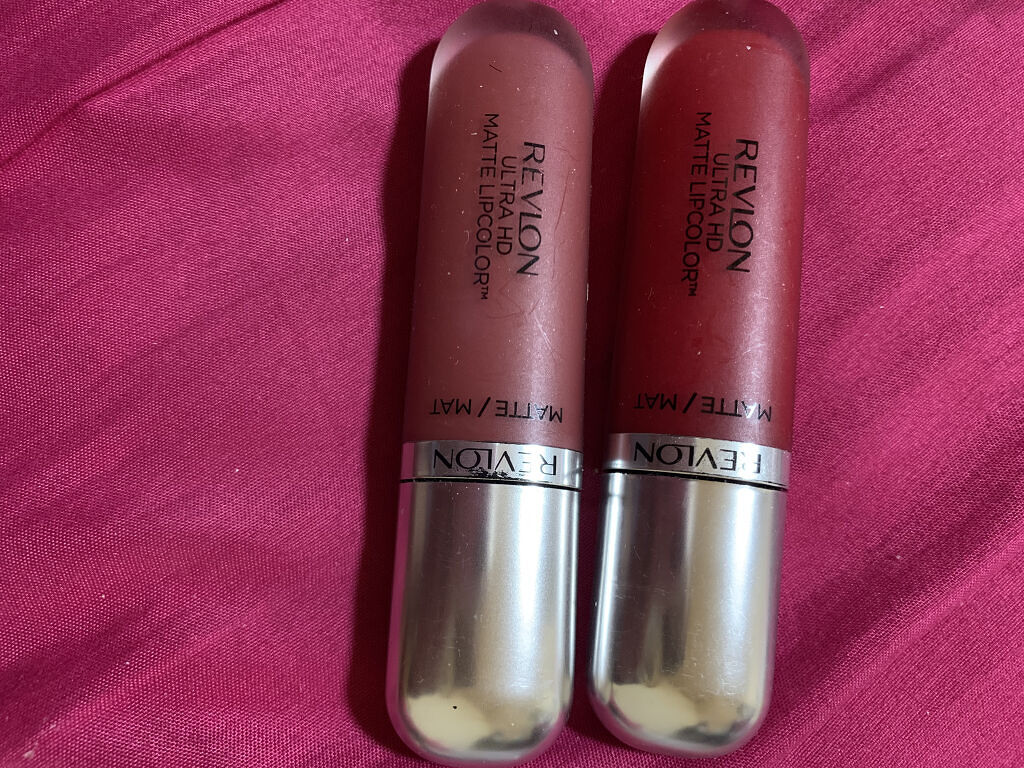 ウルトラ HD マット リップカラー 018 キスイズ/REVLON/口紅を使ったクチコミ（1枚目）