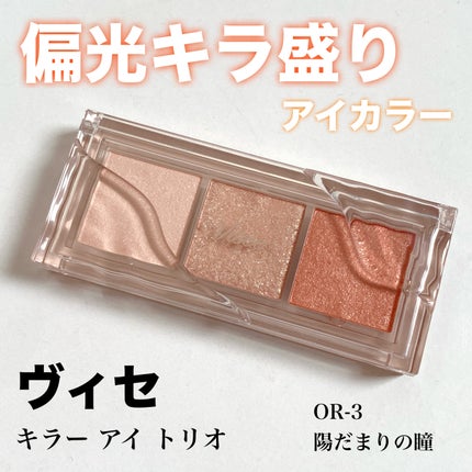 キラー アイ トリオ/Visée/アイシャドウパレットを使ったクチコミ(1枚目)