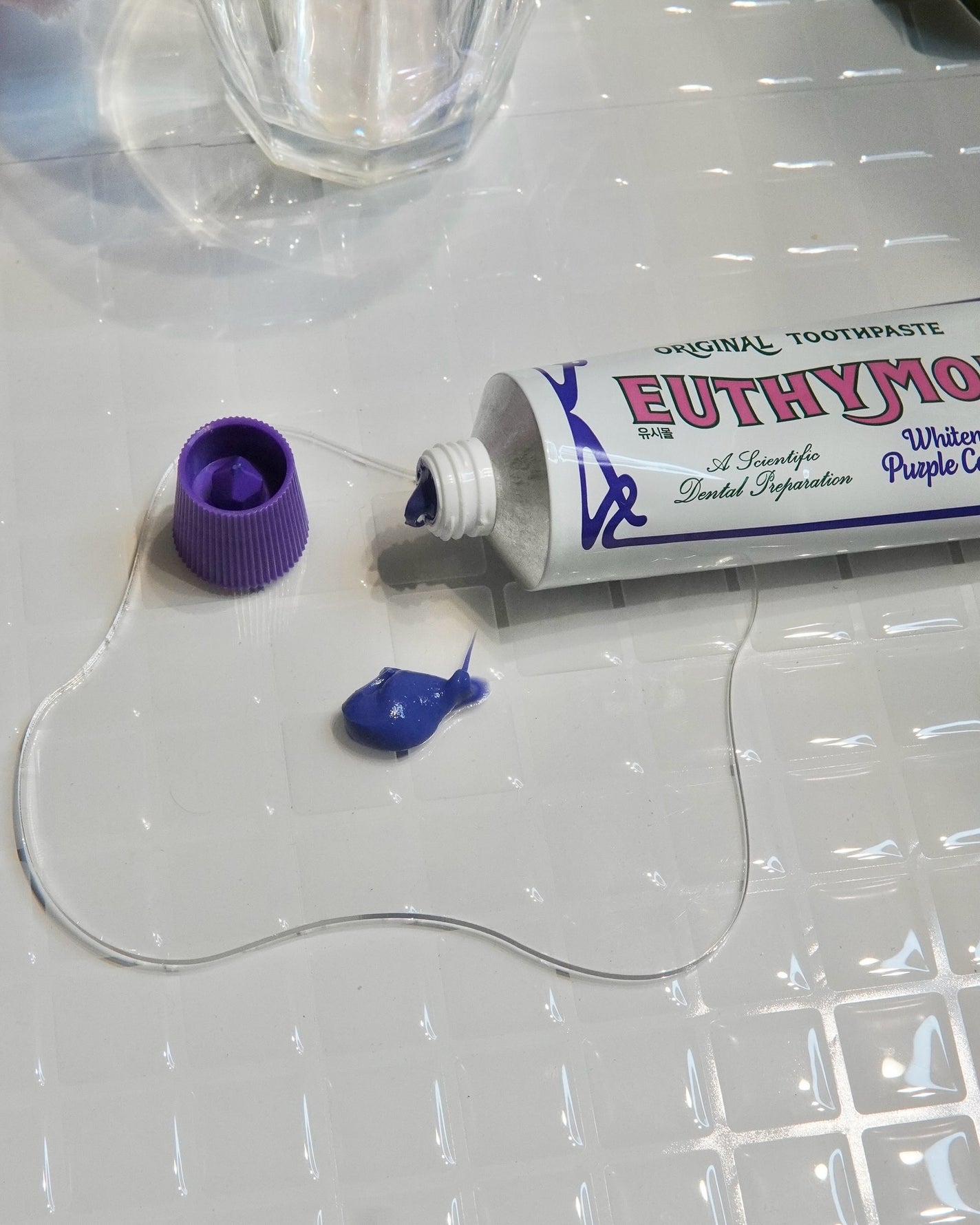 ホワイトパープル歯みがき ピーチフローラルミントの香り/EUTHYMOL/歯磨き粉を使ったクチコミ(3枚目)