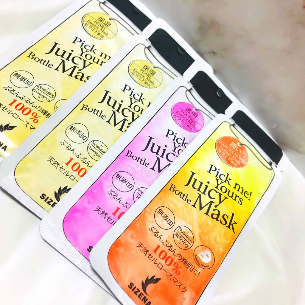 シゼナ ジューシーボトルマスク/Dermal/シートマスク・パックを使ったクチコミ(1枚目)