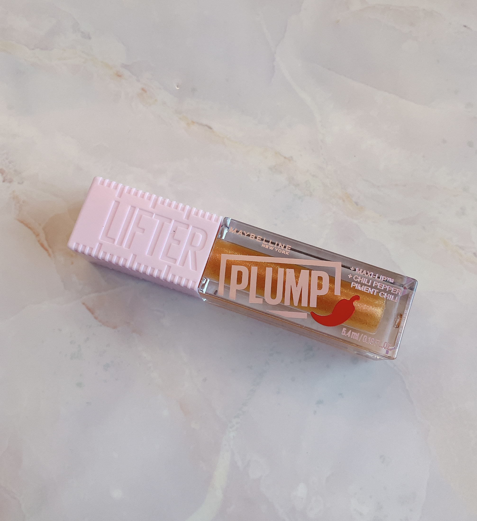 リフタープランプ 008 スパイシージンジャー/MAYBELLINE NEW YORK/リップグロスを使ったクチコミ（3枚目）