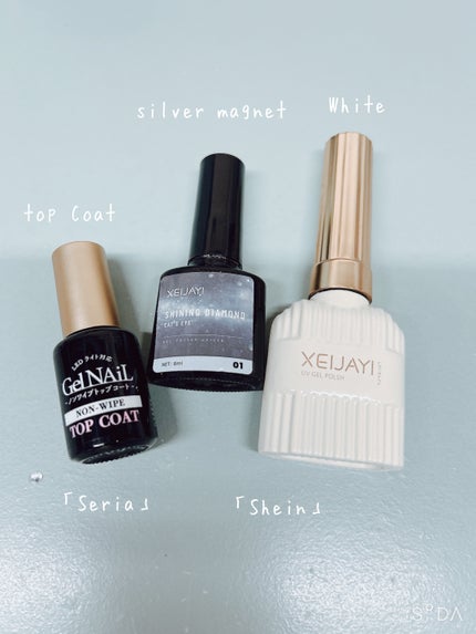 ジェルネイル(ライト対応)/セリア/ジェルネイルを使ったクチコミ(2枚目)