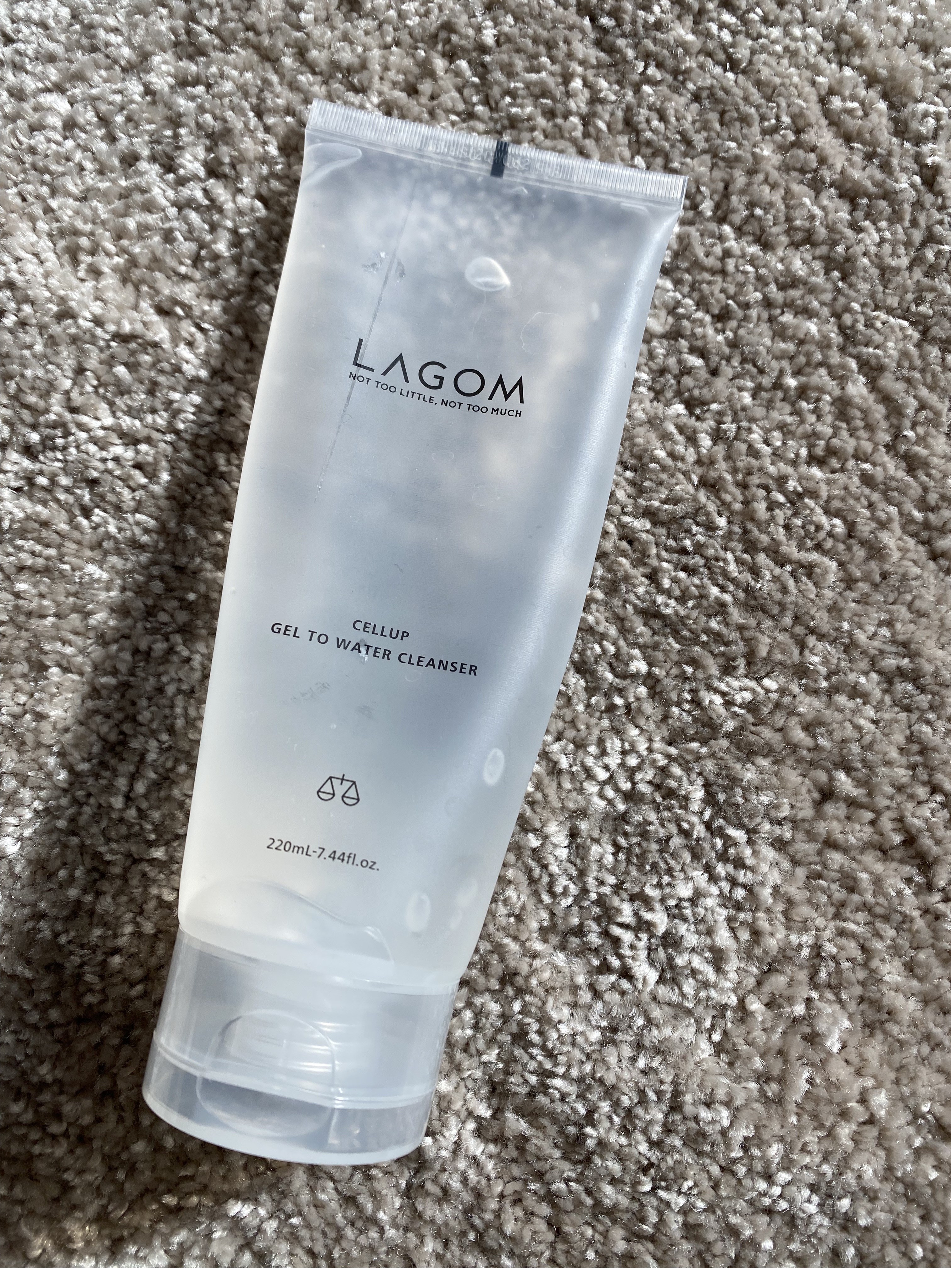 ラゴム ジェルトゥウォーター クレンザー(朝用洗顔)/LAGOM /その他洗顔料を使ったクチコミ（2枚目）