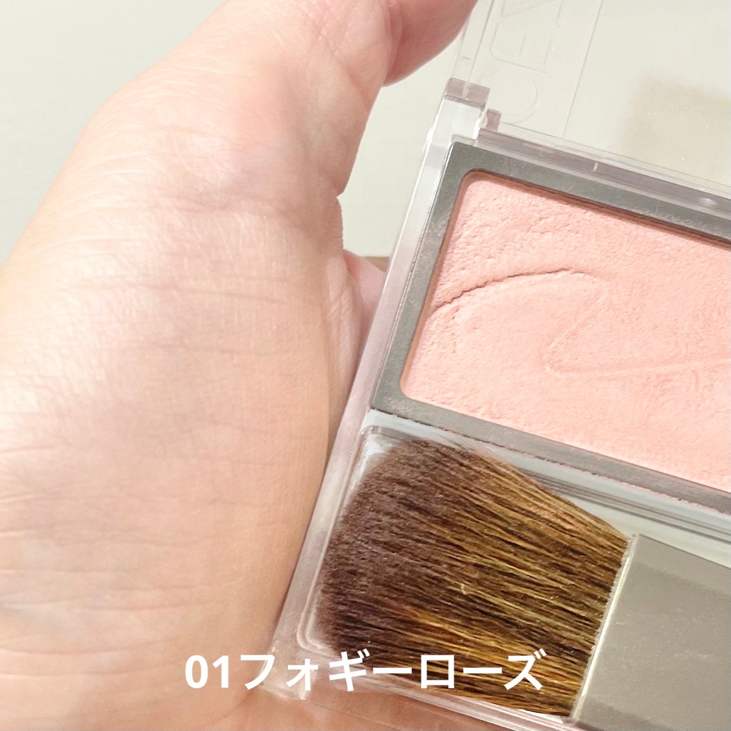 チークブラッシュ/CEZANNE/パウダーチークを使ったクチコミ(2枚目)